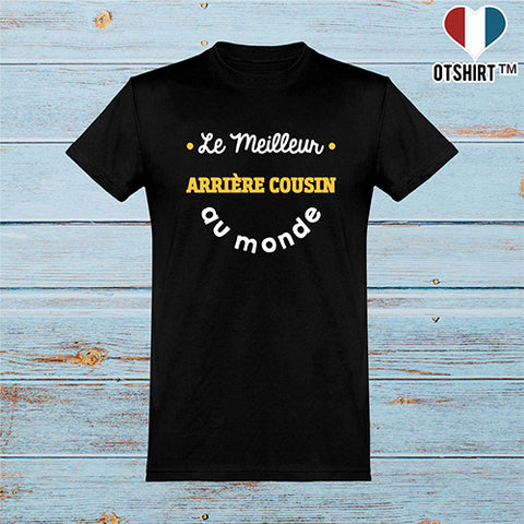  T shirt homme le meilleur arrière cousin au monde
