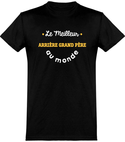  T shirt homme le meilleur arrière grand père au monde