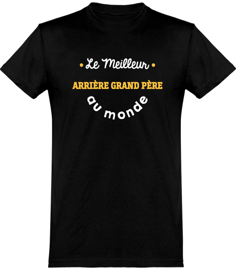  T shirt homme le meilleur arrière grand père au monde