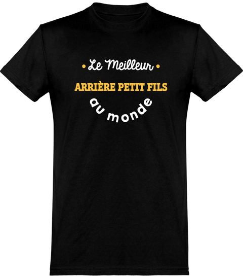  T shirt homme le meilleur arrière petit fils au monde