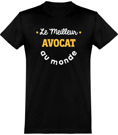  T shirt homme le meilleur avocat au monde