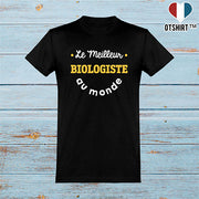  T shirt homme le meilleur biologiste au monde