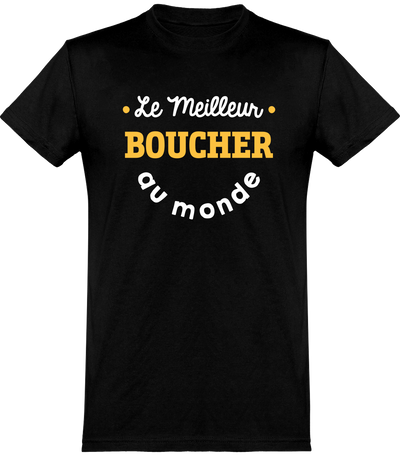  T shirt homme le meilleur boucher au monde