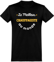  T shirt homme le meilleur chauffagiste au monde