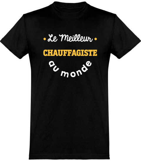 T shirt homme le meilleur chauffagiste au monde
