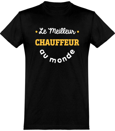  T shirt homme le meilleur chauffeur au monde