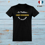  T shirt homme le meilleur chef cuisinier au monde