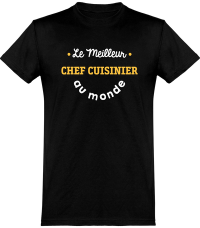 T shirt homme le meilleur chef cuisinier au monde