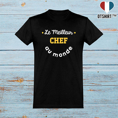  T shirt homme le meilleur chef au monde