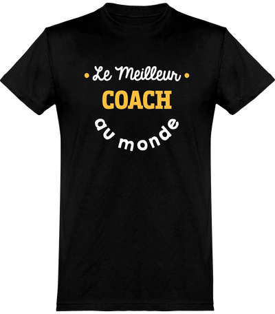  T shirt homme le meilleur coach au monde