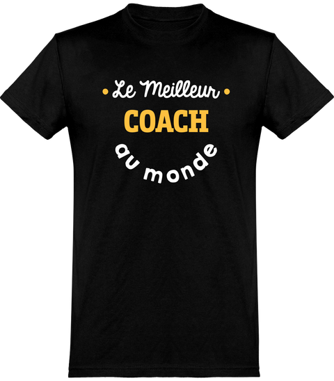  T shirt homme le meilleur coach au monde