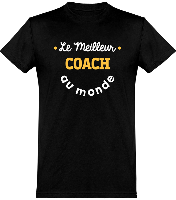  T shirt homme le meilleur coach au monde