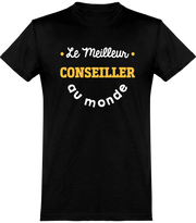  T shirt homme le meilleur conseiller au monde
