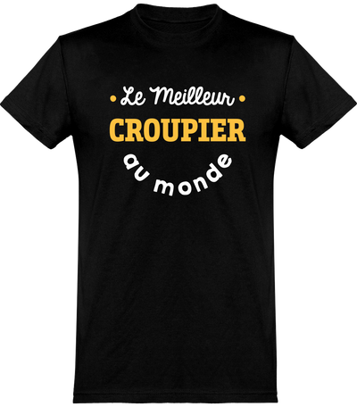  T shirt homme le meilleur croupier au monde