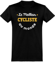  T shirt homme le meilleur cycliste au monde