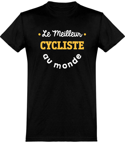  T shirt homme le meilleur cycliste au monde