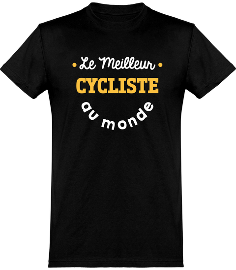  T shirt homme le meilleur cycliste au monde