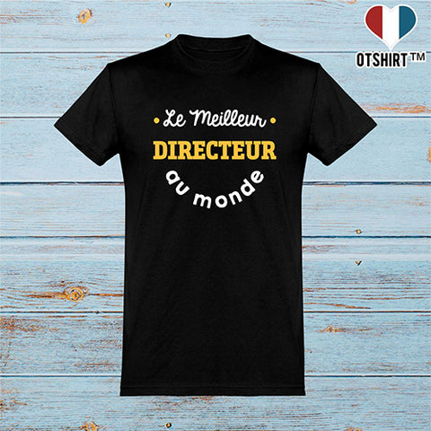  T shirt homme le meilleur directeur au monde