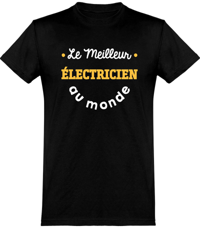  T shirt homme le meilleur électricien au monde
