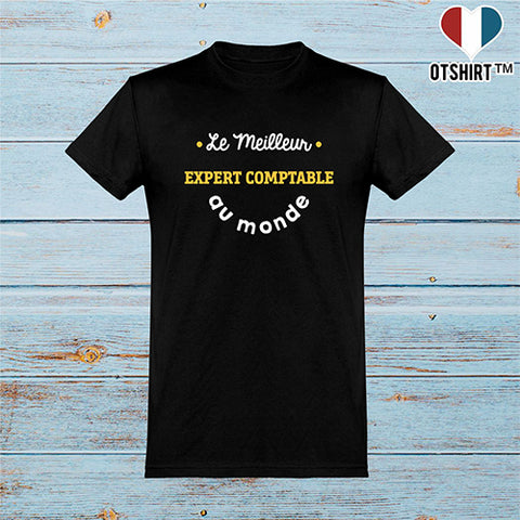 T shirt homme le meilleur expert comptable au monde