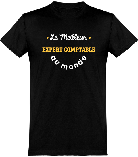  T shirt homme le meilleur expert comptable au monde