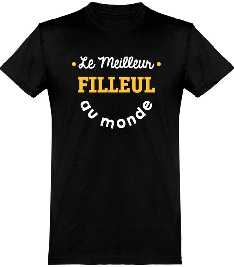  T shirt homme le meilleur filleul au monde