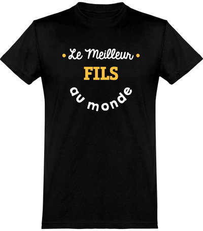  T shirt homme le meilleur fils au monde