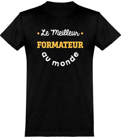  T shirt homme le meilleur formateur au monde