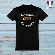  T shirt homme le meilleur geek au monde