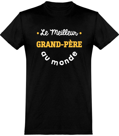  T shirt homme le meilleur grand père au monde