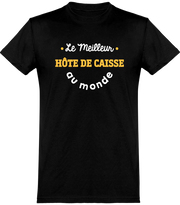  T shirt homme le meilleur hôte de caisse au monde