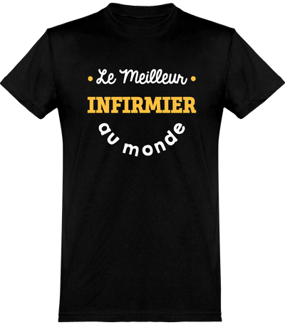  T shirt homme le meilleur infirmier au monde