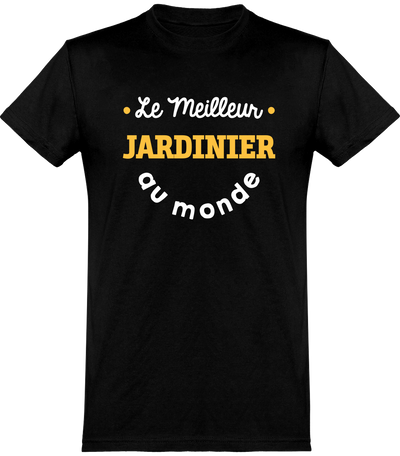  T shirt homme le meilleur jardinier au monde