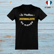  T shirt homme le meilleur journaliste au monde