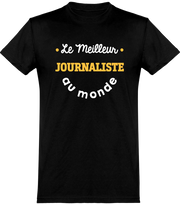  T shirt homme le meilleur journaliste au monde