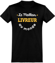  T shirt homme le meilleur livreur au monde