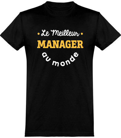  T shirt homme le meilleur manager au monde