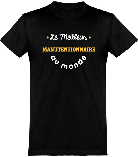  T shirt homme le meilleur manutentionnaire au monde