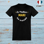  T shirt homme le meilleur mari au monde