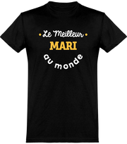  T shirt homme le meilleur mari au monde