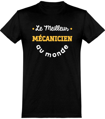  T shirt homme le meilleur mécanicien au monde