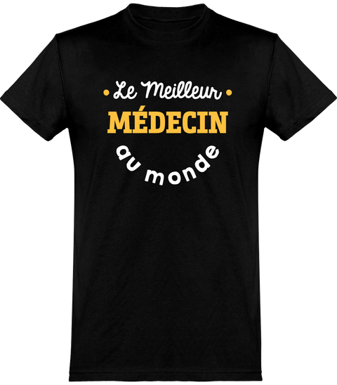  T shirt homme le meilleur médecin au monde