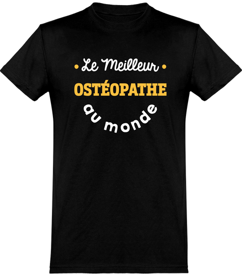 T shirt homme le meilleur ostéopathe au monde