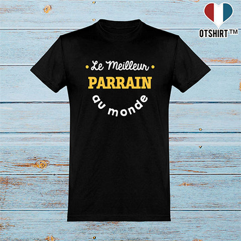  T shirt homme le meilleur parrain au monde