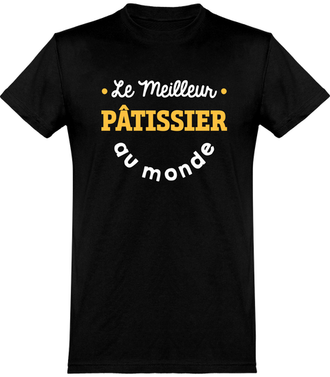  T shirt homme le meilleur pâtissier au monde