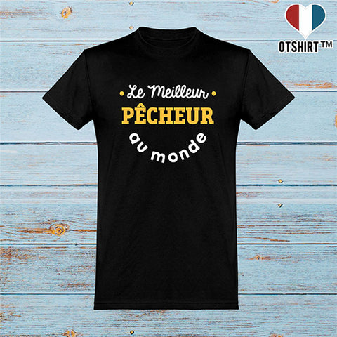  T shirt homme le meilleur pêcheur au monde