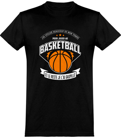  T shirt homme jouer au basketball