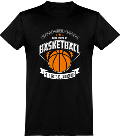  T shirt homme jouer au basketball