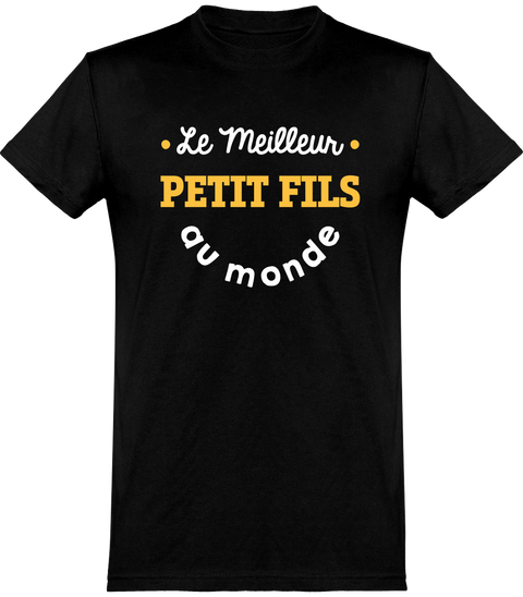  T shirt homme le meilleur petit fils au monde