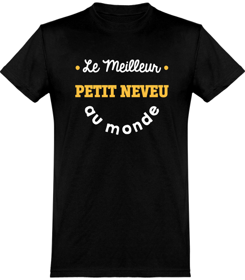  T shirt homme le meilleur petit neveu au monde